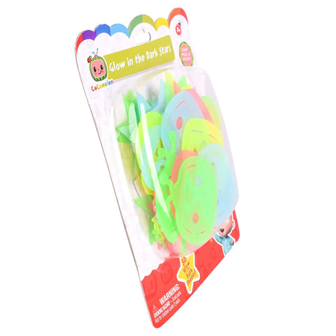 Glow In The Dark Kids Sticker Pack With 50 Assorted Shapes And Colors, Includes Stars, Balloons, Sheep, Melons, Blocks, And More