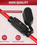 Close-up of 12V Inline Fuse Holder Kit 2 Pack Extended Version 13.8 Inch 10 AWG waterproof casing and connectors