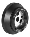 Lockable Aluminum Steering Short Hub And Quick Release Adapter Unit With 6x70mm Bolt Pattern For C6 Corvette Silverado And CTS in black.