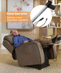 Man in recliner using Beefy Yet Smooth Linear Actuator For Kaidi KDPT007 Series Power Recliner Lift Chair Motor Replacement KDPT007 02 11 14 24 100 113 Easy Install With Smooth Lift And Auto Stop Safety