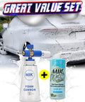 Foam Cannon S V3 With Beefed Up Thick Snow Foam Technology And Quarter Inch Quick Connector For Pressure Washer Plus Premium Snow Foam Car Wash Soap 20 Fl Oz Kit