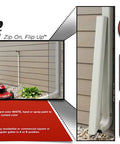 Downspout Gutter Hinge Set 2 Pack Universal Fit For 2x3 3x4 And 5 To 6 Inch Gutters with mower and attached spout