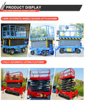 Heavy Duty Electric Hydraulic Lift Platform For Warehouse Vertical Cargo Transfer And Seamless Operation Engineered For Logistics Facilities With Rock Solid High Reach Equipment Handling Built Tough For Daily Grind, showcasing semi-automatic and fully automatic scissor lift models.