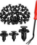 Push Type Retainer Fastener Kit For Subaru Vehicles With 100 Pcs 7mm 8mm 10mm Clips And Rivets, OEM Upgrade Compatible