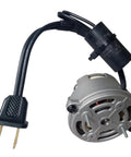 50 CFM Bathroom Vent Fan Motor Assembly For Home Use Replacement Fits Broan Nautilus Exhaust Fans Quiet Operation With Blower Wheel Included, Compatible With Models 662 663 668 678 688 And N678 N688 silver motor with two-prong plug