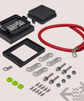 Waterproof Ground Power Distribution Terminal Block With Insulated Bus Bar Box For 12V Auto Marine Car RV Boat UTV ATV IP65 Sealed