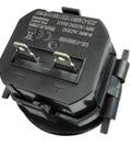 Beefy Built Tough Mechanical Engine Hour Meter Gauge For 8 To 80 Volt DC Or 110 To 250 Volt AC Systems Tracks Running Hours To 99,999.9 0.1 Hour Resolution Simple 2-Inch Round Mount Ideal For Boats ATVs UTVs Snowmobiles Lawn Tractors Generators, black rear view