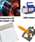 High Efficiency Automatic Edible Oil Filter Machine For Household Use features 20W motor, 30 microporous filter papers and accessories.