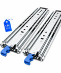 Beefy Heavy Duty Drawer Slides With Lock 500 Lb Capacity Full Extension Side Mount Ultra Smooth Quiet Operation Industrial Grade Steel Ball Bearings Durable 2.5mm Q235 Steel, pair