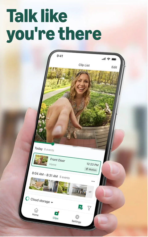 Wireless Video Doorbell Packing 2K Resolution And Long Battery Life With Snappy Audio Clarity Head To Toe Frame Smart Motion Alerts Installs Like A Breeze Includes Sync Module Core Matte Black displayed on a smartphone.