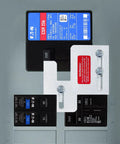 Generator Interlock Kit For BR Series 150 And 200 Amp Panels, Horizontal Interlock, installed on electrical panel