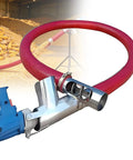 Powerful Portable Industrial Screw Conveyor Machine With Flexible Hose for grain and sand transfer, electric auger pump