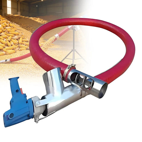 Powerful Portable Industrial Screw Conveyor Machine With Flexible Hose for grain and sand transfer, electric auger pump