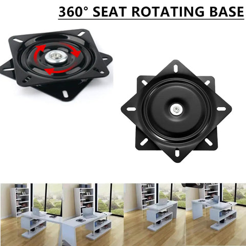 Heavy Duty Bar Stool Swivel Replacement for Recliner Chair Two Pack 6 Inch Ball Bearing Swivel Mount Plate with 360° rotation