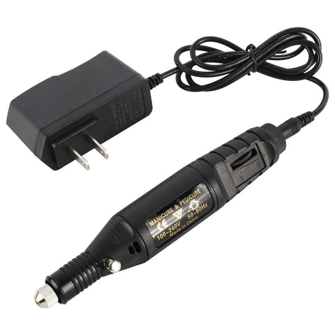 Totally Versatile 108 Piece Engraving Tool Kit, Electric Corded Micro Engraver Etching Pen with power adapter shown