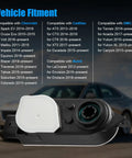 Top Shelf Front Grille Active Aero Shutter Motor Oem 84375398 showing vehicle fitments for Chevy Cadillac GMC Buick.