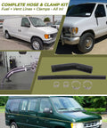 Complete Fuel Tank Fill Neck And Vent Hose Kit For Ford Excursion 2000 To 2005 Gas V8 Or V10 Engine Replacement image