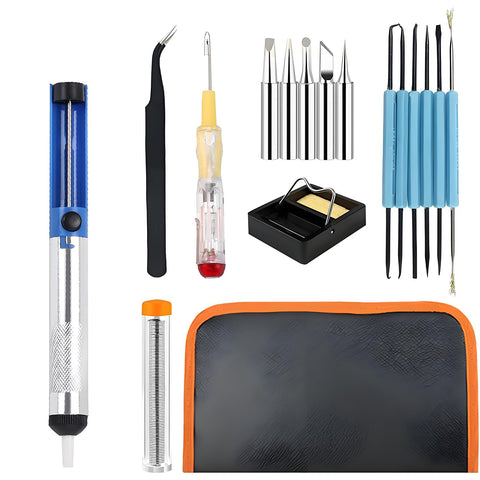 8 Piece Welding Set With Ergonomic Handles For Jewelry Making And Model Building Soldering Iron Temperature Control Kit
