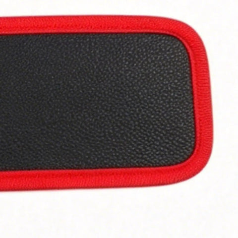 Three Flexible Magnetic Pads Tool Mat Set For Workbench Organization Magnetic Holding Pad For Small Parts And Tiny Tools Clutter Free Surface For Repairs And Crafting, black pad with red border