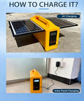 Hella Solid 200W Portable Solar Power Station With Built In Foldable Panel 12V 20Ah Lead Acid Battery with solar panel and AC charging.