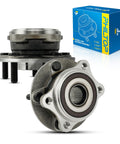 Front Wheel Hub Assembly 513354 Fits Mazda 3 2014 2015 2016 2017 2018 and CX3 2016 2017 2018 2019 2020 2021 5 Lug Bearings Replacement Durable OEM Equivalent shown with packaging