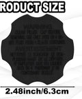 Smooth Ride Brake Fluid Reservoir Cap No Hassle Swap For Hyundai Kia 2.48 inch black ABS material with warning text.