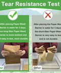 Biodegradable Garden Weed Barrier Paper Roll For Outdoor Gardens And Lawns, Thickened Tear Resistant Landscape Paper, durability test
