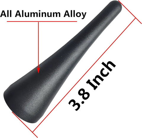 3.8 Inch Aluminum Alloy Antenna Mast Replacement For Mustang 2010-2014, Transit 2013-2022, Lincoln MKZ 2013-2019