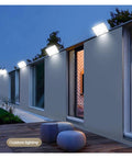 JUDYSSY Super Bright Led Floodlight 50W 100W 200W Led Flood Light Ip66 Waterproof Outdoor lighting on modern wall.
