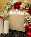 LED Wedding Neon Sign Wall Decor For Engagement Party And Valentines Day Cold White Glow For Home Bar Club Bedroom Vibe