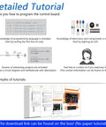 Detailed tutorial for Projects Kit With Control Board V4 For Arduino IDE, visual guide with diagrams and project details.