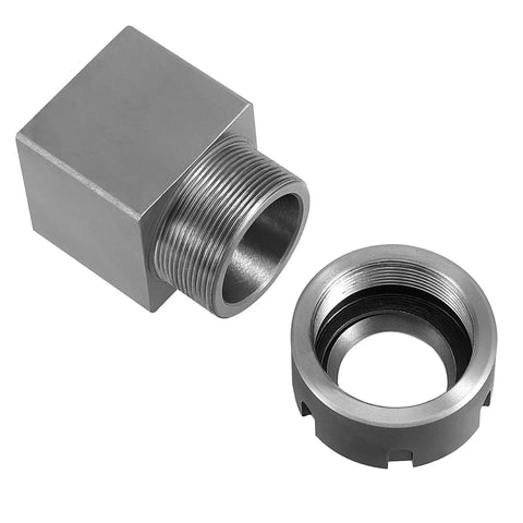 ER 32 Collet Block Square Hardened Steel Fast Set Up Spring Chuck Block With Collet Nut For CNC Milling Lathe Engraving Tool