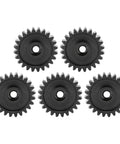 Five Pieces Steel Servo Spur Gear Set With 24 Tooth Internal Spline And 0.8 Module For Precision Drive Systems Built Tough Industrial Gears