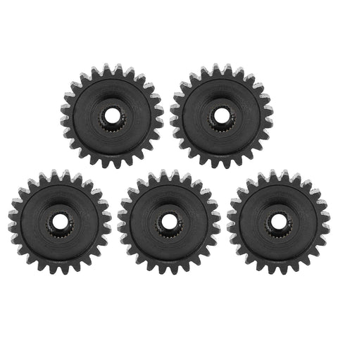 Five Pieces Steel Servo Spur Gear Set With 24 Tooth Internal Spline And 0.8 Module For Precision Drive Systems Built Tough Industrial Gears