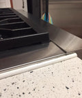 Ultra Flexible Quarter Inch By Quarter Inch Quarter Round Trim 8 Ft Long Polyurethane Paintable And Stainable Tiny Profile on countertop edge