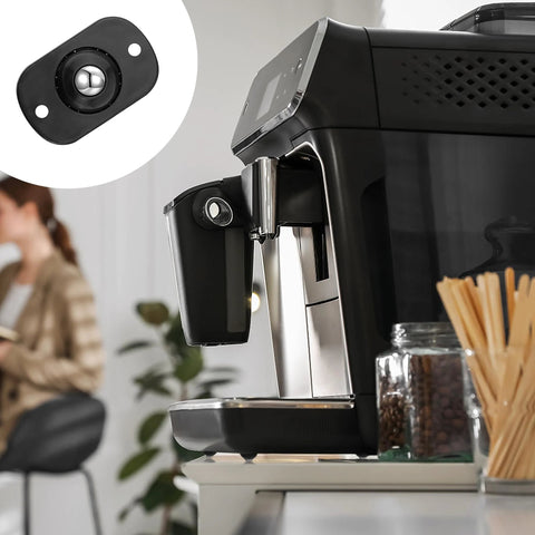 8 Pack Self Adhesive Caster Wheels With 360 Degree Swivel For Small Kitchen Appliances Coffee Machine in Modern Kitchen
