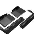 Cadillac Seville Front Bumper Filler 4 pieces black plastic fits 1980 1981 1982 1983 1984 1985 restore gap repair damaged bumper
