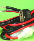 Heavy Duty 12 Gauge 3 Pin Power Cord For CB And Ham Radios 6 Foot Black Cable With Positive And Negative Fused Leads Standard 3 Prong Radio Plug Great For Rig Setups