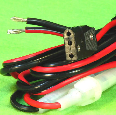 Heavy Duty 12 Gauge 3 Pin Power Cord For CB And Ham Radios 6 Foot Black Cable With Positive And Negative Fused Leads Standard 3 Prong Radio Plug Great For Rig Setups