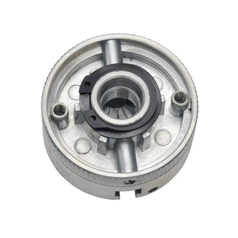 Heavy Duty Three Jaw Lathe Chuck Rock Solid Self Centering Mini Lathe Accessory With Connecting Rod And Wrench showing chuck body construction