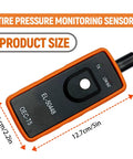 Professional Grade Tpms Tire Pressure Sensor Relearn Tool Compatible With El 50448 Oec T5 For General Motors Vehicles 315 Megahertz 433 Megahertz, size 5x2.2in, with orange casing.