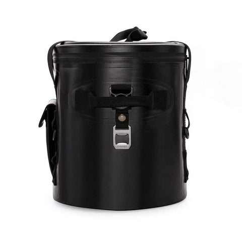 Heavy Duty Soft Sided Cooler Bag In Sleek Black With Thick Thermal Wrap To Keep Your Stash Bone Cold And Fully Leak Proof Carry All.