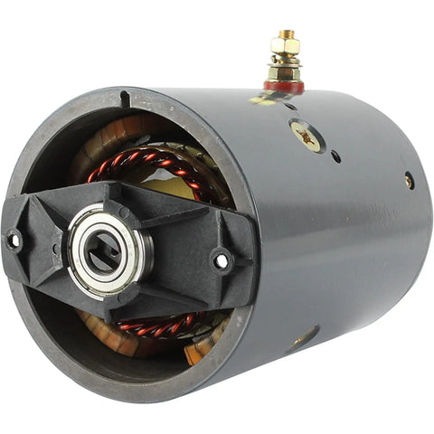 Top Shelf 12 Volt Pump Motor Ccw Rotation 1.7KW Heavy Duty Replacement For Anthony Arrowhead Lester Eagle Dc Motors showing internal winding and bearing.