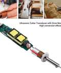 Ultrasonic Cutter Transducer With Drive Module, 30W 40KHz Replacement Parts For DIY Crafts, shown in circuit board design