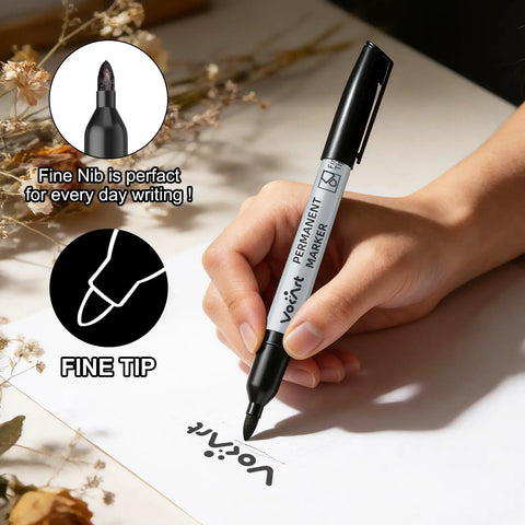 Bulk Black Permanent Markers 150 Pack With Fine Point Tips For Office And Moving, Quick Dry Waterproof Ink Pens, industrial use