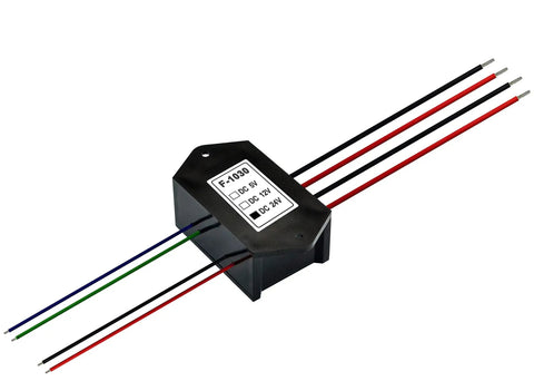 8Amp DC24V Latching Relay Module With Power Off Memory, DPST 1NO 1NC For Reliable Auto Control, Industrial Projects And Home Automation, Keeps Output State Even When Power Drops, black wired module