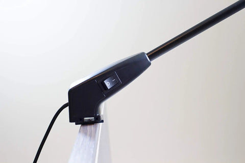 Close-up of Two Pack Trade Show LED Lights for Popup Booth Backdrop Panels 19W Each 1300 Lumens 5300K White Aluminum Heat Sink
