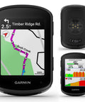 Edge 540 GPS Cycling Computer With Button Controls And Advanced Navigation displayed with detailed maps and performance data.