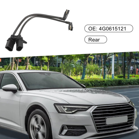 ABSOPRO rear brake pad wear sensor set of 2 for Audi A6 Quattro 2012-2014, OE 4G0615121.