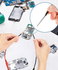 Flexible Spoon Back Probe Kit, Two Piece Silicone Back Probe Pins For 4mm Banana Plug Leads, used for electronic testing
